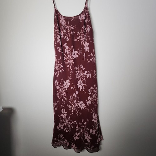 Floral midi dress - midi, purple