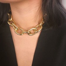 Large Chunky Cuban Thick Gold