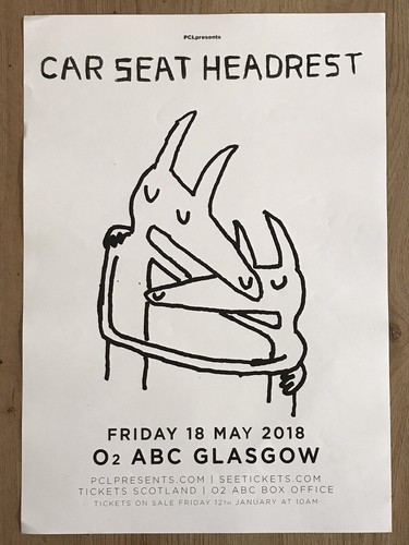 Car seat headrest concert - seat,