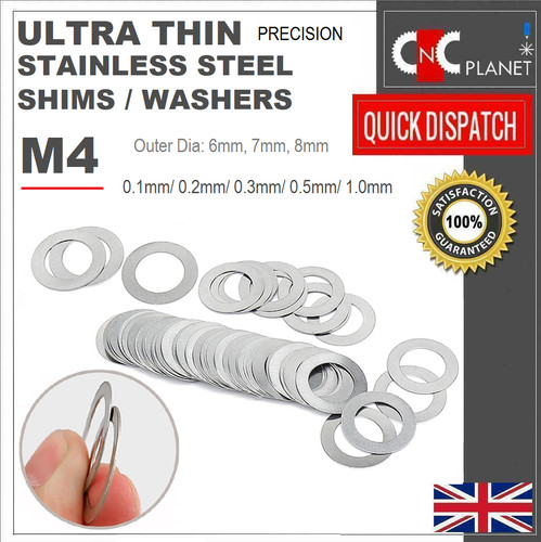 Ultra thin washers shims - thin,