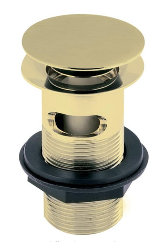 Brushed brass slotted pop up - brushed,