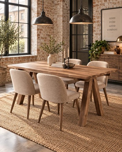 Reclaimed teak wood dining - reclaimed,