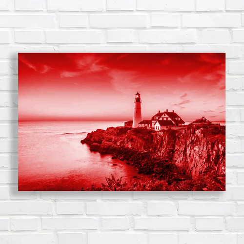 Captivating sunset lighthouse - captivating,