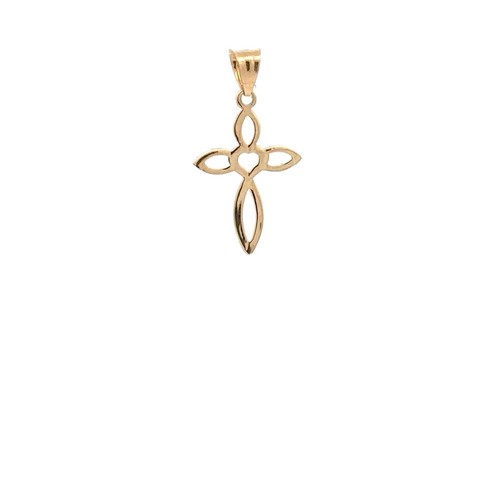18k saudi gold - 18k, cross