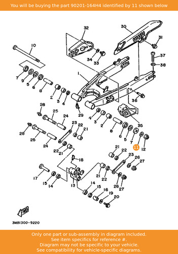 Yamaha washer plate - washer,,