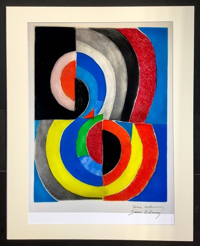 Sonia delaunay hand signed - sonia,