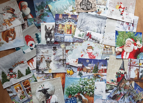 Lot decoupage christmas - lot,