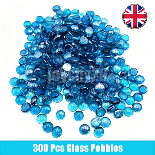 300pcs glass pebbles stones - 300pcs,