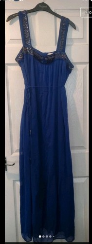 Monsoon blue embellished maxi