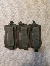 Condor Gen II Triple Kangaroo Mag Pouch Mens Military Molle Olive Green Airsoft 