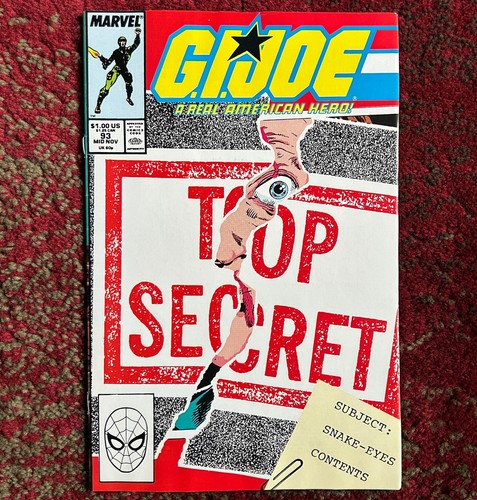 Joe 93 snake eyes - g.i., #93