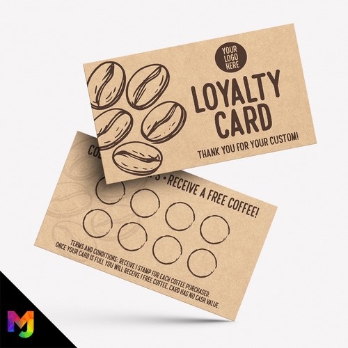 Personalised kraft coffee - kraft,