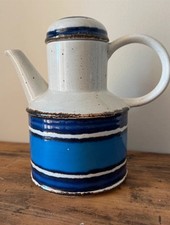 Midwinter Pottery Stonehenge “Moon” Blue Teapot / Coffee Pot Homeware Rustic