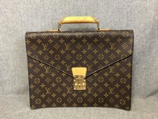 Authentic LOUIS VUITTON Monogram Serviette Conseiller M53331 Briefcase Bag