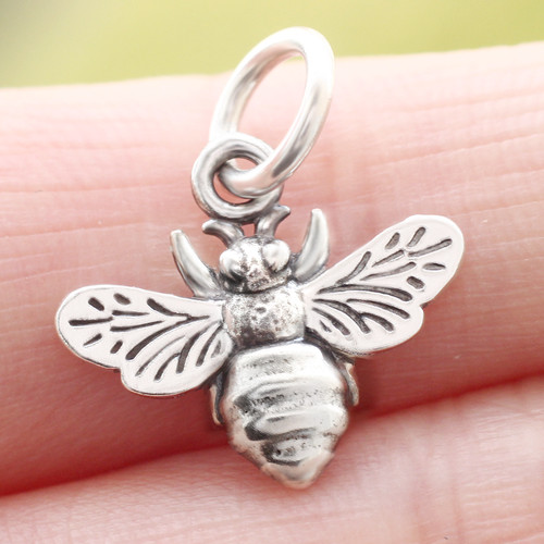 Bumble bee pendant charm - bumble,