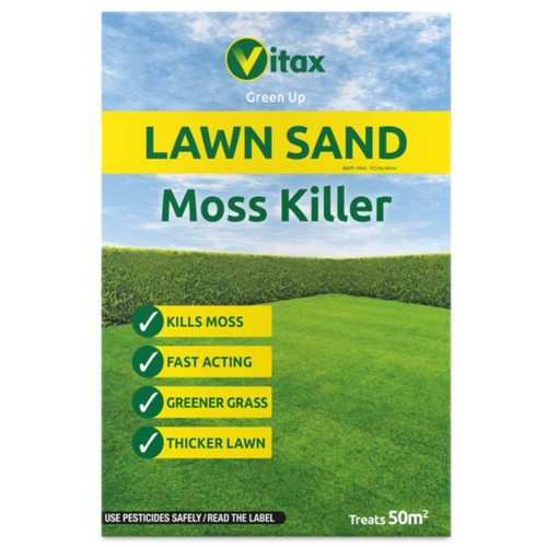 Vitax green lawn sand - up,