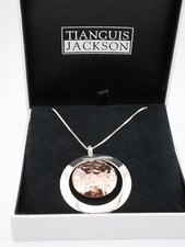 Beautiful Sterling Silver & Copper Tianguis Jackson Pendant Necklace & Chain