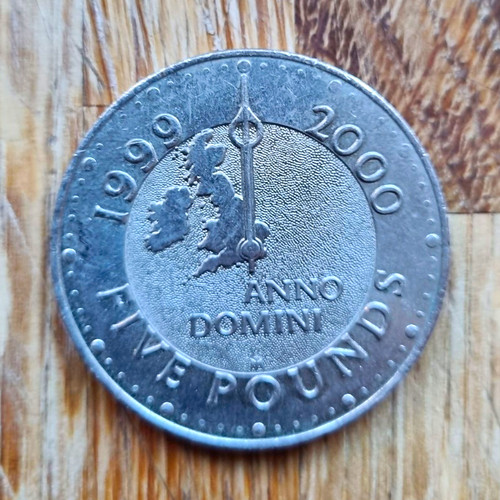 Millenium five pound - five,