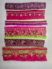 6 Sari/Saree Edging 10' Strips