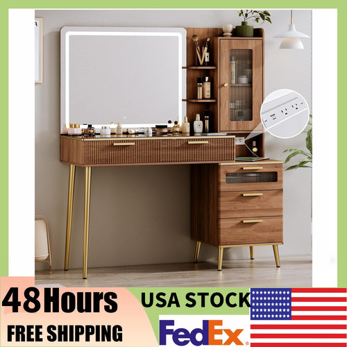 Makeup vanity desk with - vanity,