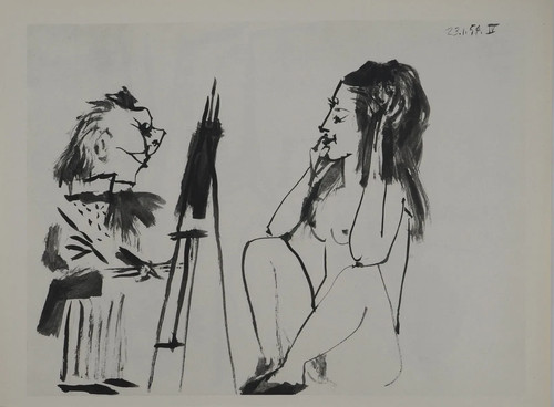 Pablo picasso human comedy - human,
