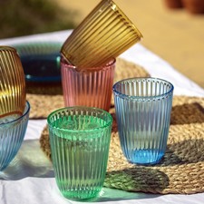 Set melamine ribbed - of,