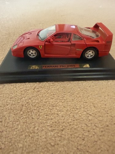 Burago 1987 ferrari f40 - ferrari, red