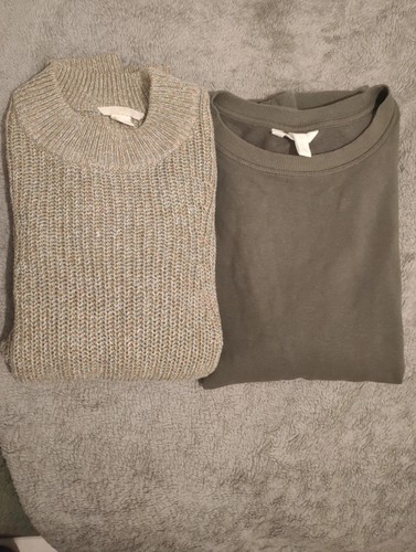Women khaki knit crew - khaki,