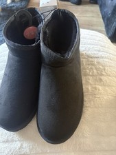 Primark Black Ankle Boots Faux