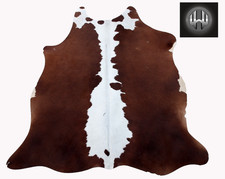 100% Real Cow Hide Rug Natural