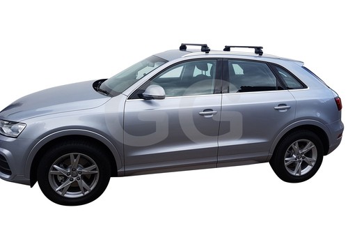 Roof rack rail bars lockable - bars,
