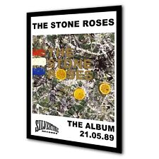 Poster Inspired by Stone Roses The Album 1989 Madchester Legend Tribute Print