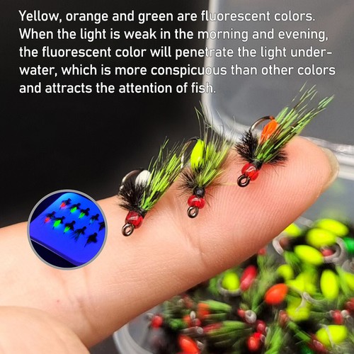 10pcs fly fishing lures bass - fishing,