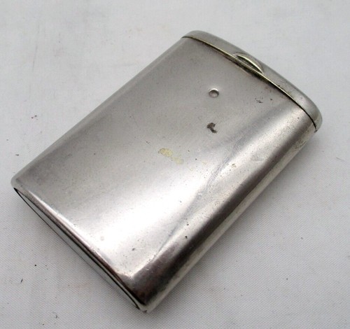 Vintage silver plated vesta - silver,