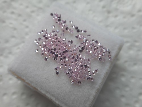 1mm pink cubic zirconia