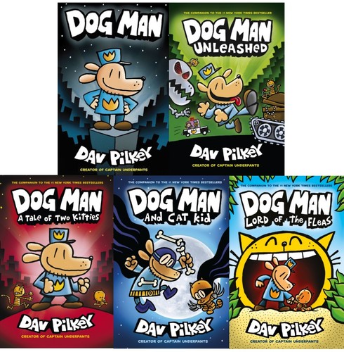 Dog man series books - dog,