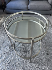 Round Mirrored Table from Interior Design Co. Coach House