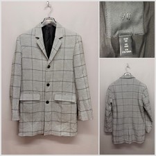 H&M Men's Grey Smart Check