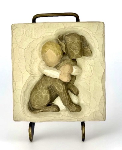 Willow tree hug - willow, boy