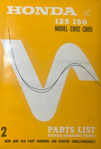 Honda model cb92 125 - model, cb95