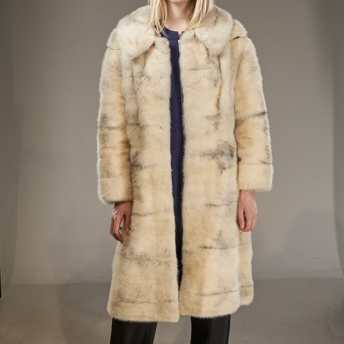 Vintage white mink real - vintage,