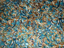 CLARKE AND CLARKE DIGITALLY PRINTED VELVET FABRIC REMNANT DESIGN FERNDENE  2M