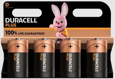 Duracell D 100% Plus Power