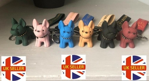 Cute french bulldog keyring - bulldog,