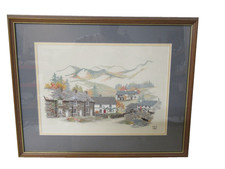 Cumbrian Village England Cross