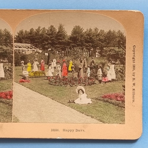 Stereoview card real photo - card, 3d