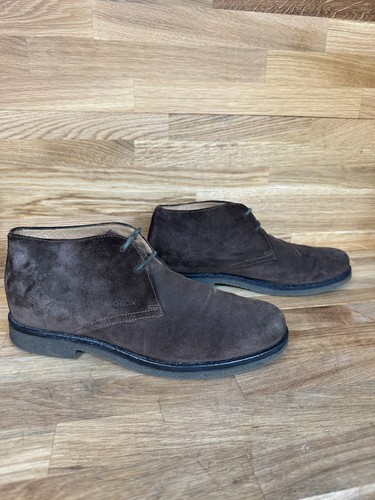 Geox respira mens brown suede - geox,