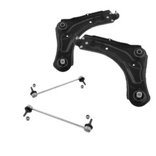 For Renault Megane Mk3 2008-2016 Front Lower Wishbones Arms and Drop Links Pair