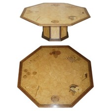 RRP £65,000 8 PERSON DAVID LINLEY INLAID SPORTS DINING TABLE FOOTBALL TENNIS ETC