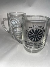 96’ Vintage Glass Tankards
